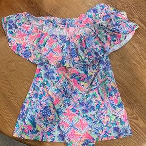 Women’s Lilly Pulitzer Floral Blouse XXS